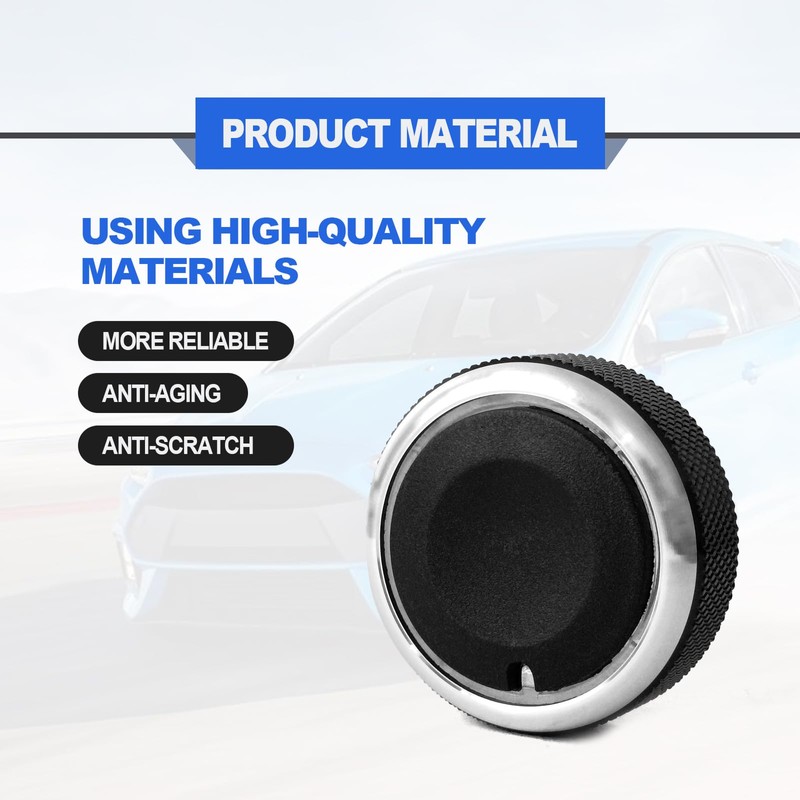 3 pcs Air Conditioning Knob Control Switch Compatible with Ford