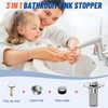 2024 New Pop Up Bathroom Sink Drain Strainer Hair Catcher,