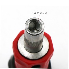 DOITOOL 2pcs Bit Holding Screwdriver Handle Multi-functional Hexagonal Wrench for Electric and Manual Use Ergonomic Design for Comfort and Torque