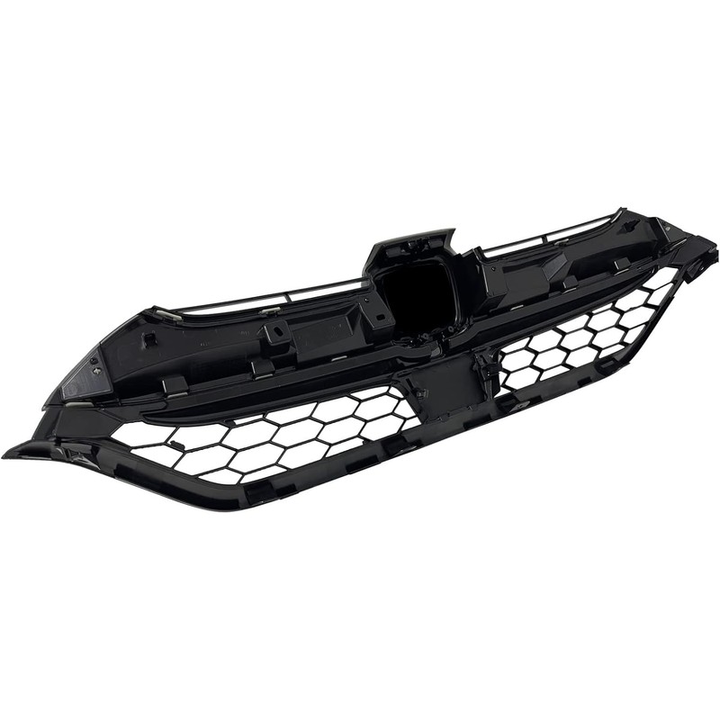 YLT AUTO Front Bumper Cover Grille Cover Replacement Kit Gloss