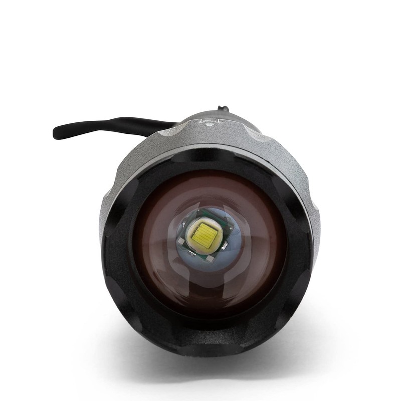 VELAMP in247 Steel LED Taschenlampe Aluminium schwarz