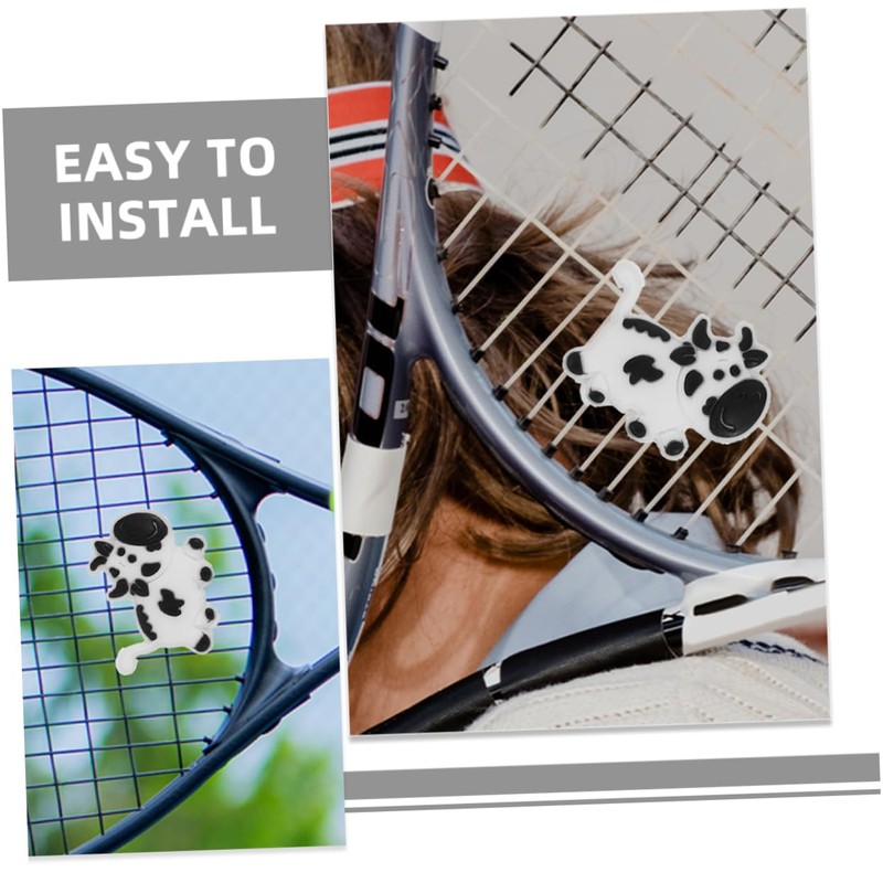 SUPVOX 12pcs Tennis Racket Vibration Absorber Professional Dampener Shock Dampeners