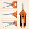 Gardzen 2-Pack 6.5'' Hand Pruner Pruning Shear, Functional Garden Scissors