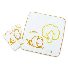 Simba Baby Washcloths and Wipes Set 100% Cotton for Newborn Baby (Easy to Dry!) (Small)(3 in 1)