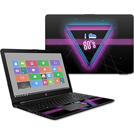 MightySkins Skin Compatible with HP 15t Laptop 15.6" (2017) - I Heart 80s | Protective, Durable, and Unique Vinyl Decal wrap Cover | Easy to Apply, Remove, and Change Styles | Made in The USA