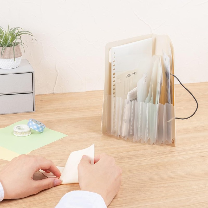 Nakabayashi Katsuku File A5 7P White DF-KTDF-A5-W