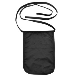 Opromo Wallet with Waist Ties, Chef Clothing Belt Pouch, 17.8 cm W x 30.5 cm H - black - black