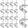 100 Pcs Beam Clamps - Screw in Hooks for Flanges,
