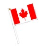 AhfuLife Small Canada Flags for Canada Decoration, Pack of 15