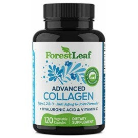 ForestLeaf Advanced Collagen Type 1, 2 and 3 Supplement Capsule - 120 Count