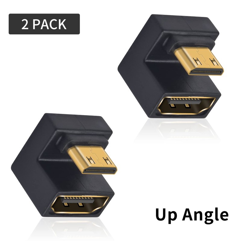Duttek 8K Mini HDMI to HDMI U Adapter U Type
