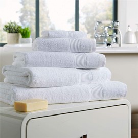 Olivia Rocco Egyptian Cotton Towels, Home Collection Towel 500 GSM, Hand Towel White
