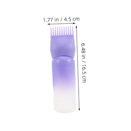 Baluue 2pcs Hair Dye Applicator Brush Bottle Gradient Hair Coloring Tool for Easy Dyeing and Conditioning Versatile Salon Quality