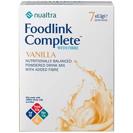 FOODLINK COMPLETE POWDER SACHETS WITH FIBRE VANILLA - 63G (7)