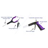 HPr-HPi 2-Pack Reacher Grabber Tool, Foldable Trash Picker Grabber, Trash