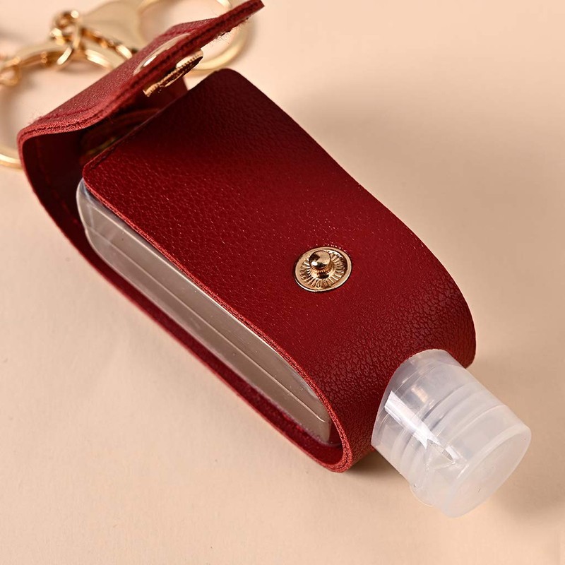 Vogast Empty Travel Bottle Keychain Hand Bottle Holder 30ml Squeeze