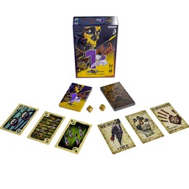 Iconiq Studios Evil Dead 2 1% - Ash Williams Groovy One Percent Party games - card games - 2 decks and 2 dice - fun fast