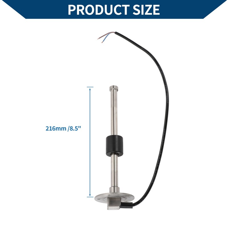 X AUTOHAUX Fuel Sending Unit and Gauge Kit Boat Fuel
