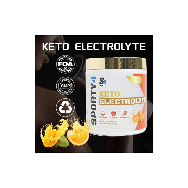 Electrolytes Keto 30 Days Supply | 30 Serving Electrolyte Powder