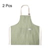 sourcing map 2 Pack Kitchen Cooking Aprons 75x68cm Adjustable Bib