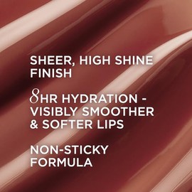 It Cosmetics - Confidence in a Serum Lip Gloss, Brillo Labial Hidratante de Larga Duración, Suaviza y Restaura los Labios Secos con Ácido Hialurónico y Vitamina E, 6.7ml, Self-Worth
