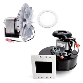 Criditpid Replacement 80472 80472A Distribution Blower Fan & 80473 Exhaust Blower Motor Kit for US Stove & USSC American Harvest 6039 6041, King KP130, Ashley 5500 5500M 5500XL Pellet Stoves.