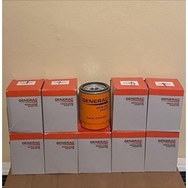 10 pack of 070185ES Oil Filters for Air-Cooled and Portable Generators Compatible With Generac 070185E