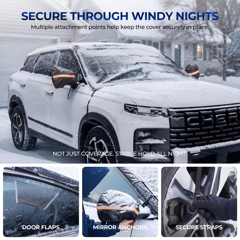 [2026 Upgraded Windshield Cover for Ice and Snow & Frost,