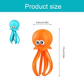 0XBIT Octopus Water Bombs, 2 Pieces Water Toy, Reusable Water Bombs, Water Animals with Water Bomb Effect, Pool Toy, Suitable for Swimming Pools, Swimming Pools, Bathtubs