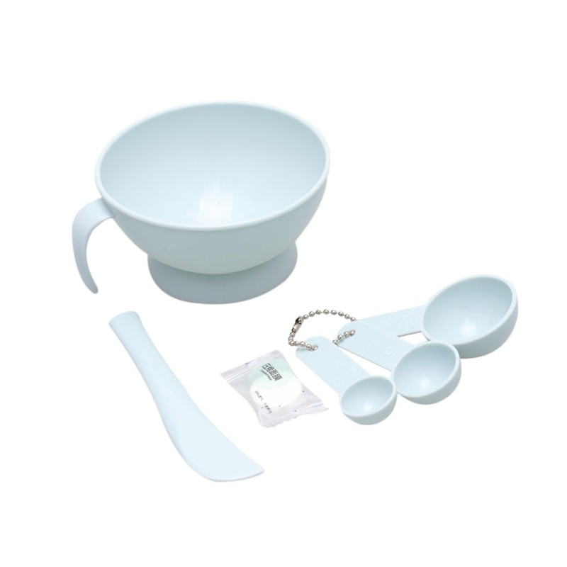 Ipetboom 2sets Facial Mask Bowl Set Measuring Cup and Silica