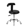 Antlu Rolling Stool with Back Support Tattoo Chair for Artist,