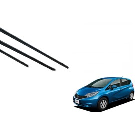 NOTE E12 Wiper Replacement Rubber, Compatible Size, 2 Front, 1 Rear, 3 Total Replacement Set, Notebook, Epower e-power Nismo E12 Car