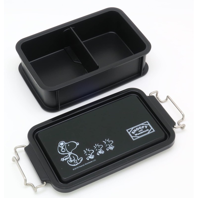 OSK CNT-600 Snoopy Container Lunch Box (Black)