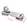 2PCS Boat Door Hasps 316 Stainless Steel Marine Latch Anti-Rattle