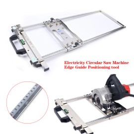 Circular Saw Guide System Woodworking Accurate Rip-Cut Track Rail Edge Cutting