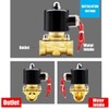 3/4 Inch 24 VAC Normally Closed Brass Solenoid Valve