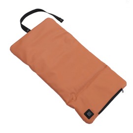 Heated Cushion, 57x30cm Leather Electric Heating Pad USB Powered with 3 Levels Adjustable Temp, Portable Warming Pad for Office Home Outdoor Camping (Khaki)