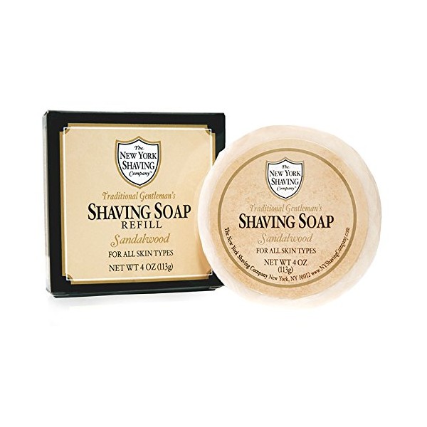 The New York Shaving Company Sandalwood Shaving Soap Refill