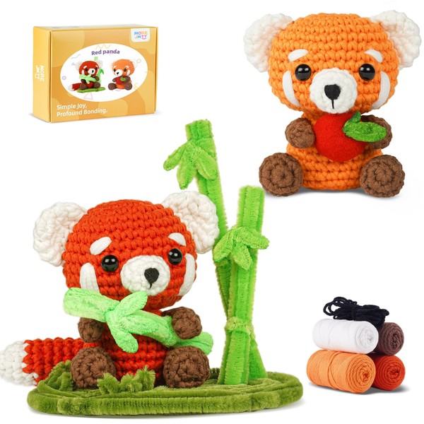 MOREJMTT Crochet Kit for Beginners, Crochet Animal Kits, Crocheting Kit
