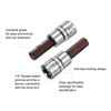 HARFINGTON 2pcs 1/4" Hex Bit Socket 1/4" Square Drive SAE
