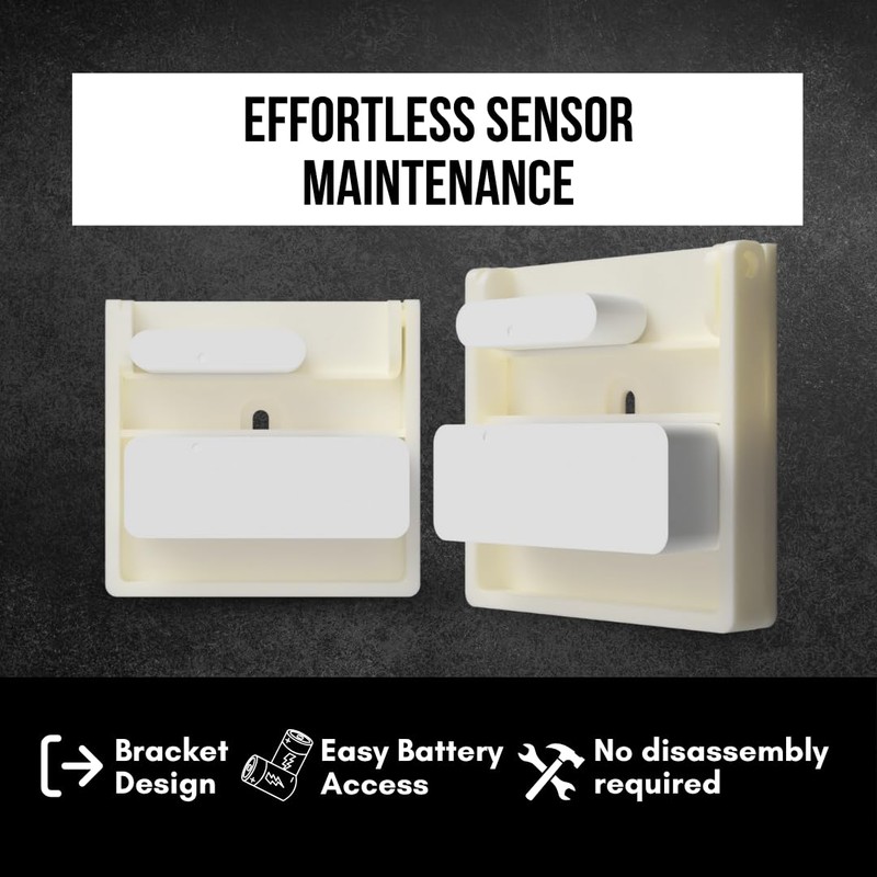 Garage Door Sensor Bracket Compatible with ADT | Universal All-in-One