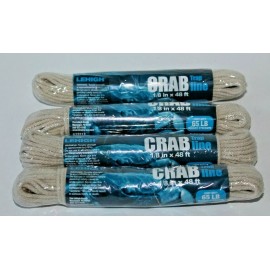 Lehigh 4 Crab Line Trap Net Netting Repair Line 1/8" X 48 ft Total 192 Ft. 65 lb Limit