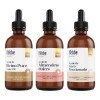 Pack Hebbe Cosmetics Aceite Ricino Almendras Coco Orgánico Puro 300ml