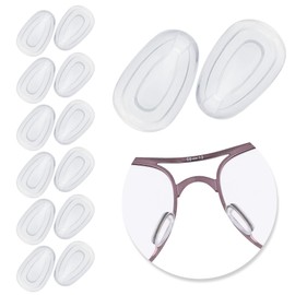Glintbay 6 Pairs Nosepads for Feedback OO4079/Holbrook Metal OO4123/Gauge OO6038 OO4124/Crosshair OO4060 OO6014 OO4069/Elmont M L OO4119 Sunglasses