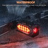 OGATOO Steel Trailer Light Boxes Housing Kit, Red Oval 6"