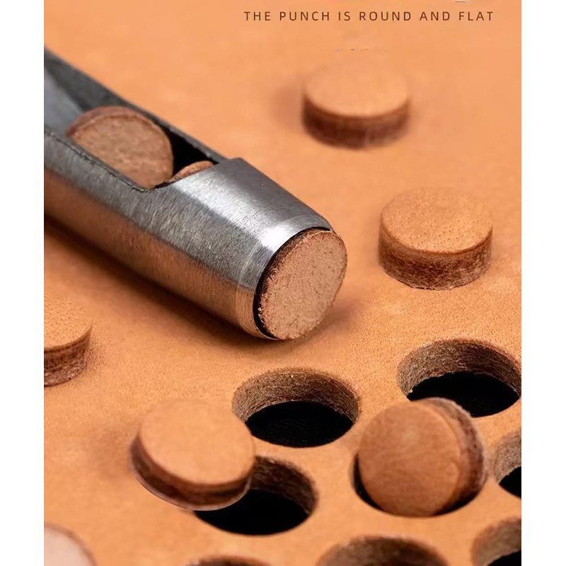 Leathe Punch Set Heavy Duty Round Hole Punch Set Leather