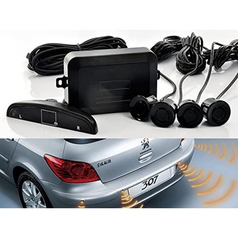 mornwell Sistema De Radar,con 4 Sensores de Reversa para Auto