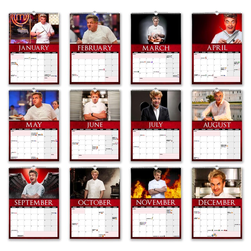 The Calendar King // Gordon Beansey - A4 Size 2025