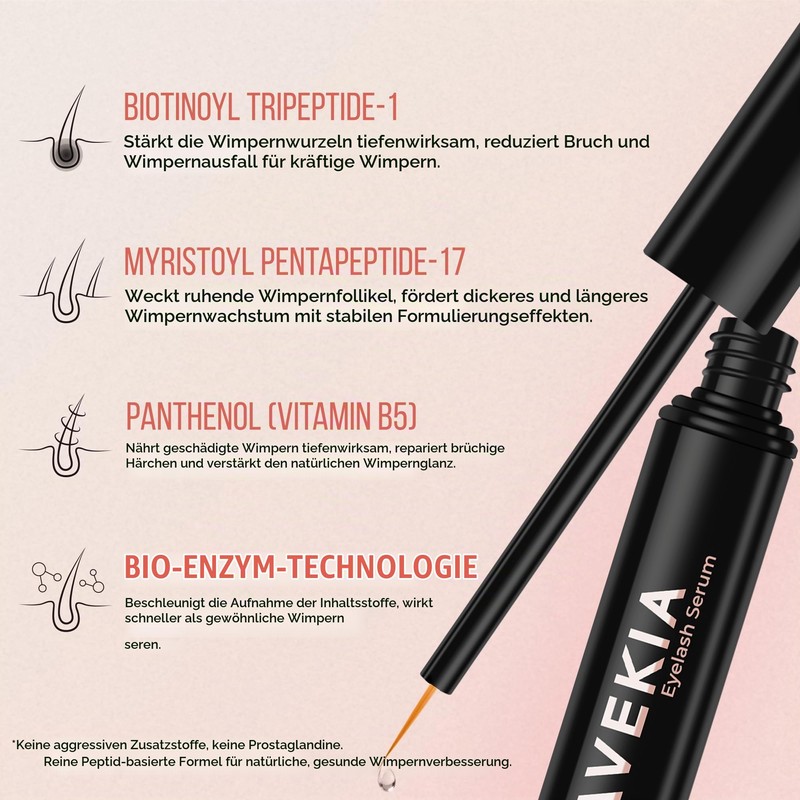 Navekia Eyelash Serum 2026 M 3 ml for Sensitive Eyes