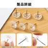 EsiFare Picture Hanging Pins 100-Piece Set, Discreet Wall Pins, Stylish